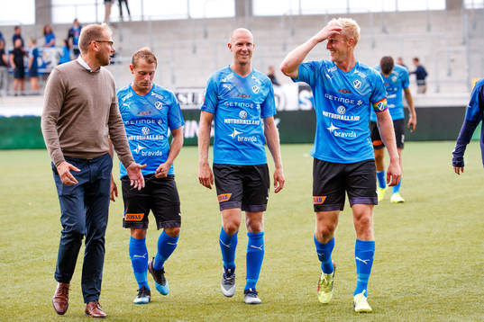 Halmstads Andreas Johansson jublar