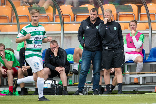under fotbollsmatchen i Superettan mellan Västerås och