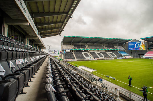 General view of Skagerak Arena