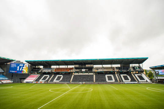 General view of Skagerak Arena