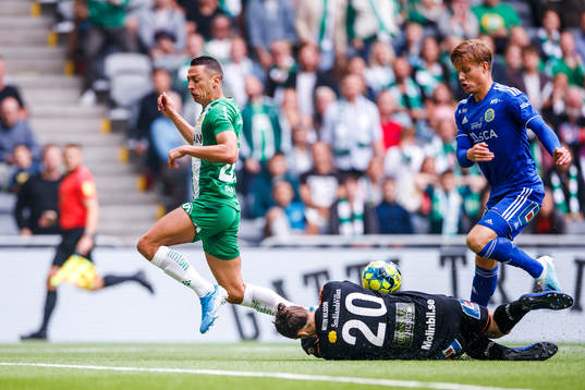 Hammarbys Nikola Djurdjic oroar framförr Sundsvalls