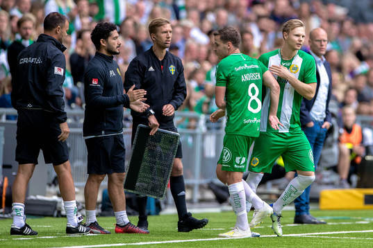 Hammarbys Jeppe Andersen byts ut mot Tim Söderström