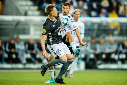 Alexander Toft Søderlund of Rosenborg and Vebjørn