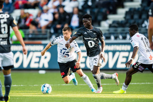 Vebjørn Alvestad Hoff of Odd and Babajide David Akintola