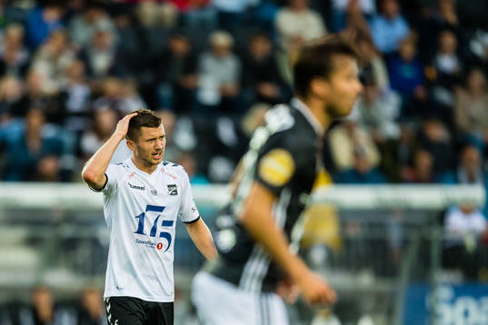 Vebjørn Alvestad Hoff of Odd in pain