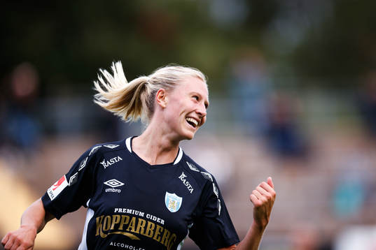 Göteborgs Rebecka Blomqvist jublar