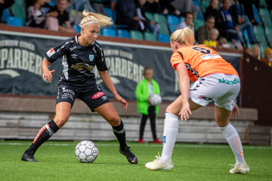 Göteborgs Emma Koivisto mot Kristianstads Josefine Rybrink