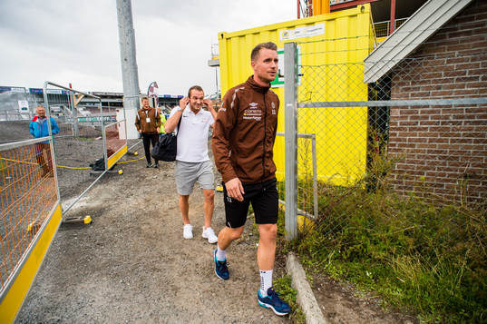 Veton Berisha of Brann and Christian Andreas Gauseth of