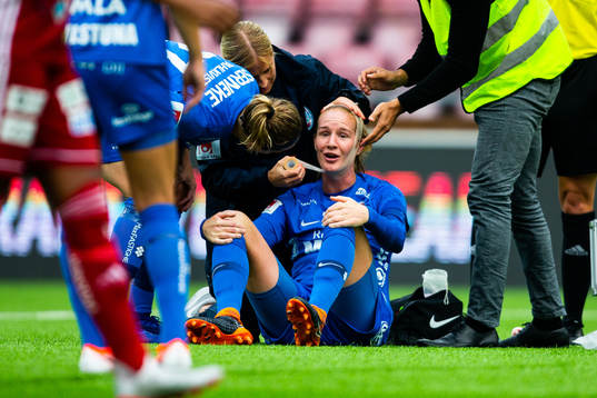 Eskilstunas Vaila Barsley är skadad