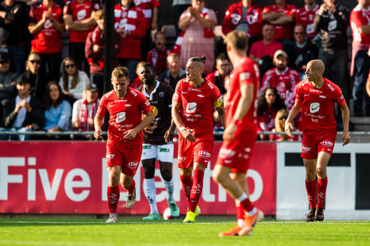Vito Wormgoor of Brann reacts