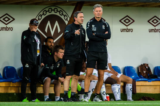 Øyvind Leonhardsen, assistant coach of Mjøndalen,  and