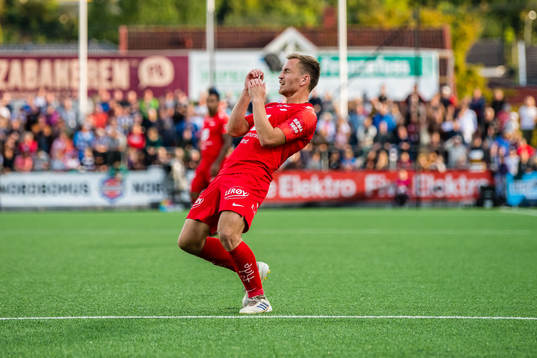 Amer Ordagic of Brann reacts