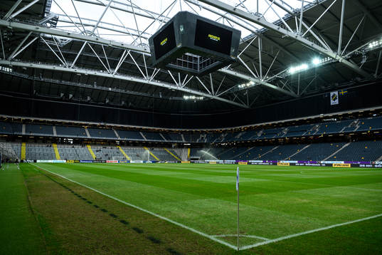 Interiör vy av Friends Arena