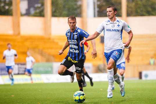 Sirius Elias Andersson och IFK Norrköpings Simon Thern