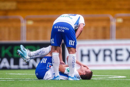 IFK Norrköpings Simon Thern har ont