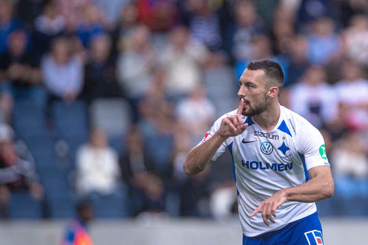 Norrköpings Sead Haksabanovic jublar