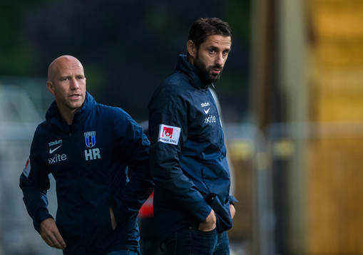 Sirius tränare Henrik Rydström och tränare Mirza Jelecak