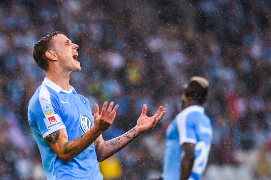 Malmö FFs Sören Rieks deppar