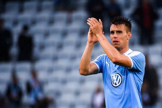 Malmö FFs Jonas Knudsen jublar