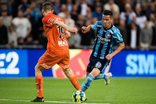 AFC Eskilstunas Adnan Catic Djurgårdens Haris Radetinac