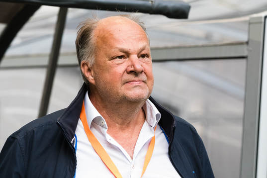 AFC Eskilstunas ordförande Alex Ryssholm innan