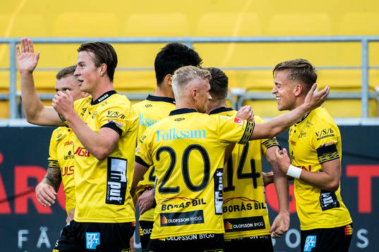 Elfsborgs spelare jublar