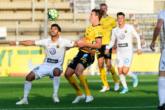Östersunds Rewan Amin och Elfsborgs Simon Olsson
