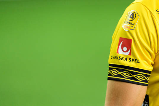 Svenska spel logga på Elfsborgs matchtröja