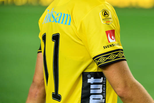 Svenska spel logga på Elfsborgs matchtröja