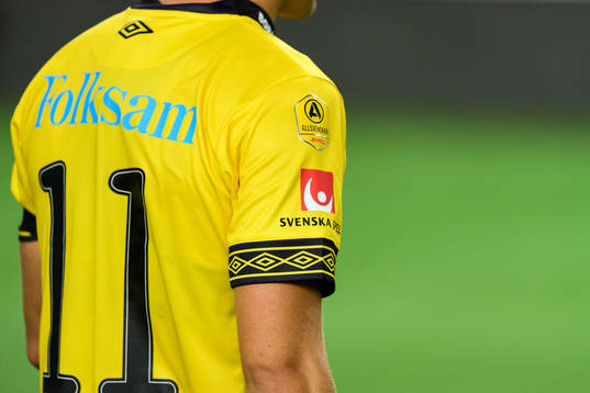 Svenska spel logga på Elfsborgs matchtröja