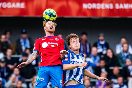 Helsingborgs Alexander Farnerud och IFK Göteborgs August