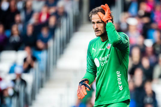 Helsingborgs målvakt Anders Lindegaard