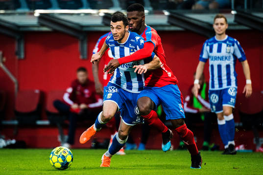 IFK Göteborgs Giorgi Kharaishvili och Helsingborgs