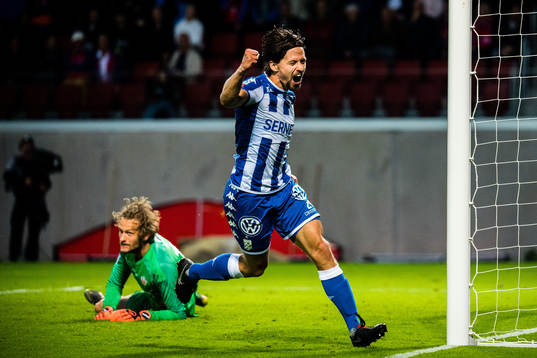IFK Göteborgs Lasse Vibe jublar