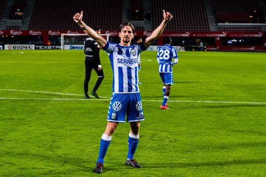 IFK Göteborgs Lasse Vibe jublar