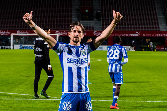 IFK Göteborgs Lasse Vibe jublar
