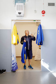 Henrik Åberg har vunnit en tävling vilket innebär att