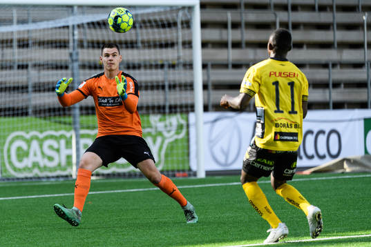 Värnamos målvakt Morgan Hellman