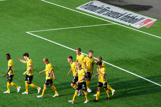 Elfsborgs spelare jublar