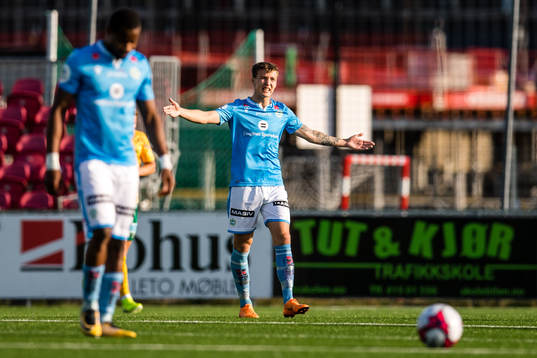 Axel Kryger of Sandnes Ulf looks dejected