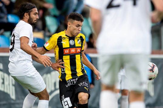 Häckens Ali Youssef mot Qvidings Noa Bernhardtz