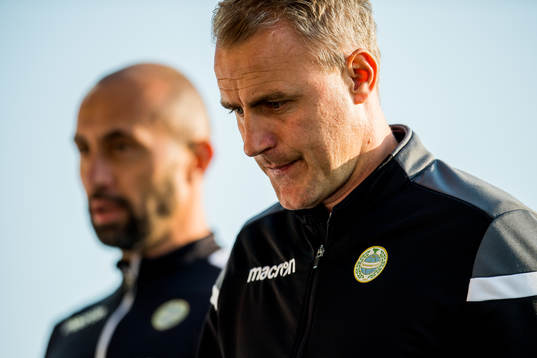 Bojan Zajic, assistant coach of Sandnes Ulf, and Bengt