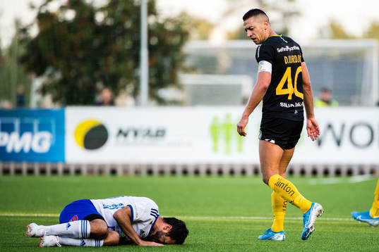 Luleås Arish Nouri och Hammarbys Nikola Djurdjic