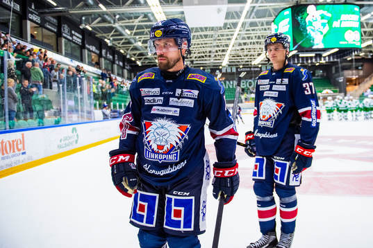 Linköpings Jonas Holös och Adam Ginning deppar