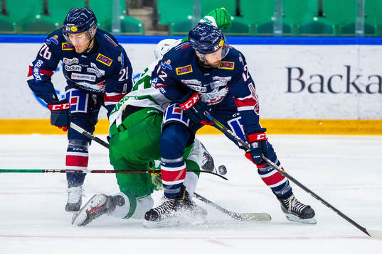 Linköpings Sebastian Karlsson och Hampus Larsson