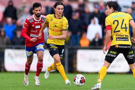 Elfsborgs Jonathan Levi och Gauthiods Gabrijel Matanovic