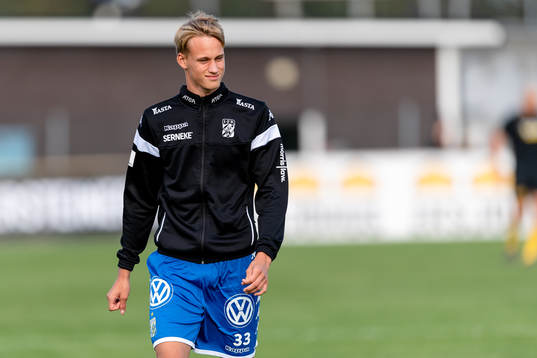 IFK Göteborgs Fred Bergelin före fotbollsmatchen i
