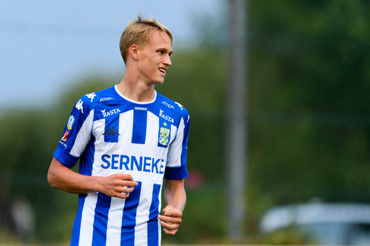 IFK Göteborgs Oscar Vilhelmsson jublar