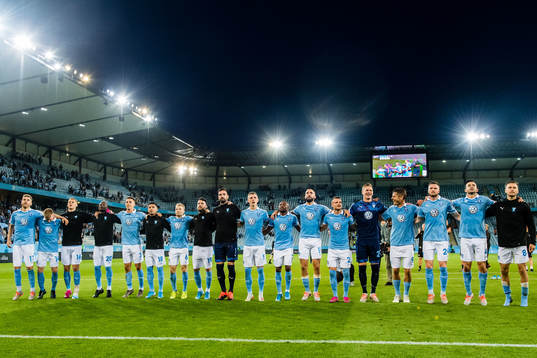 Players of Malmö FF celebrates