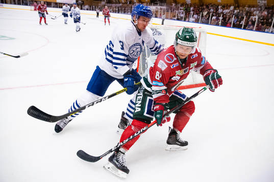 Leksands August Berg och Frölundas Ryan Lasch